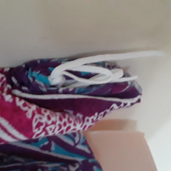 Chicos Medallion Ruched-Sleeve Cardigan with Bonus Scarf 1P - Picture 5 of 14